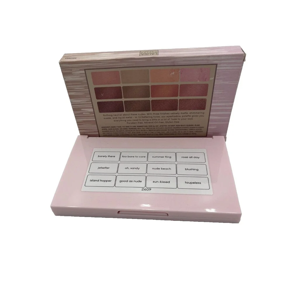Laura Geller Nude Attitude Multi-Finish Eye Shadow Palette 12 Eye Shadows 0.06oz